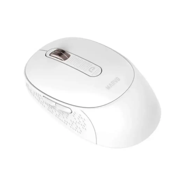 Mouse Inalámbrico Recargable Blanco Marvo