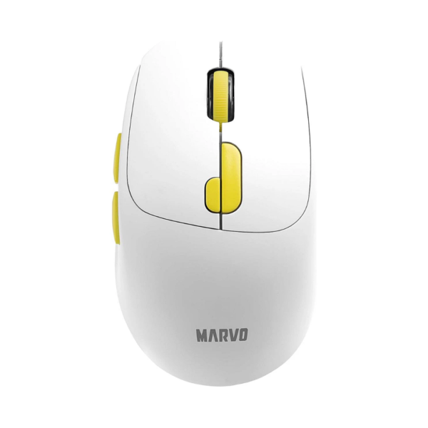Mouse Inalámbrico Recargable M809W Blanco Marvo