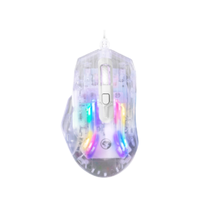 Mouse Mystic Transparente de 6 Botones Marvo
