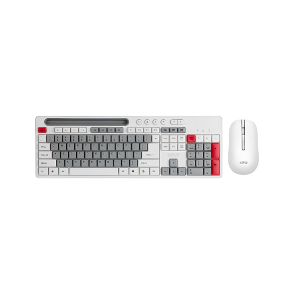 Combo Teclado + Mouse Inalámbrico WS009 Blanco Marvo