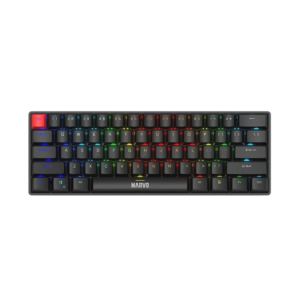 Teclado Mecánico Gaming Saber 61SP Marvo