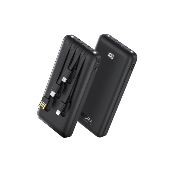 Power Bank de 10.000mAh con Cables 1Hora