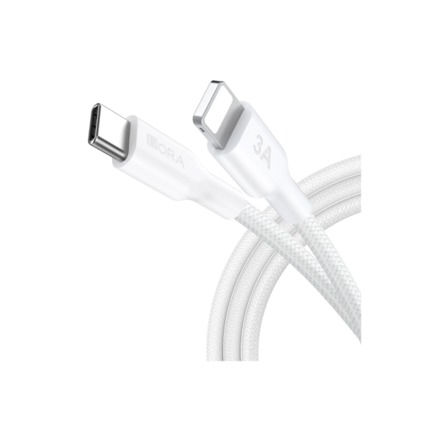 Cable USB-C a Lightning 3A de 1M 1Hora