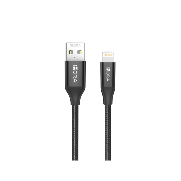Cable USB-A a Lightning 2.4A de 1M 1Hora