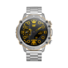 Smartwatch con Malla de Acero y Goma Negra CAT