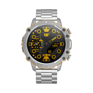 Smartwatch con Malla de Acero y Goma Negra CAT