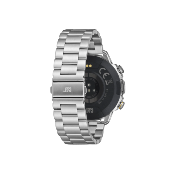 Smartwatch con Malla de Acero y Goma Negra CAT