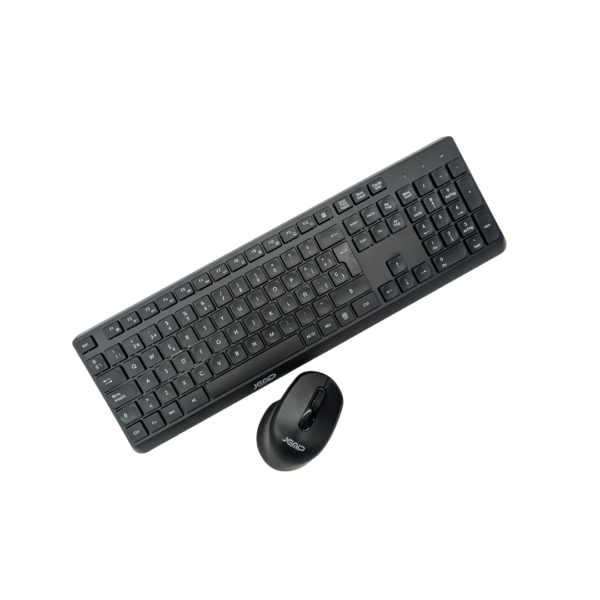 Combo Teclado + Mouse Inalámbrico Avant-Garde Negro Jemip