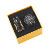 Set Reloj de Hombre Analógico QE + Multitool Acero Inoxidable CAT