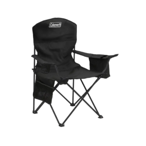 Silla Plegable con Enfriador de Bebidas Negra Coleman