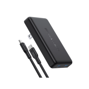 Cargador GaN 65W Dual USB-C Negro 1Hora
