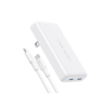 Cargador GaN 65W Dual USB-C Blanco 1Hora