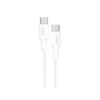 Cable USB-C a USB-C de 100W 1M Blanco 1Hora