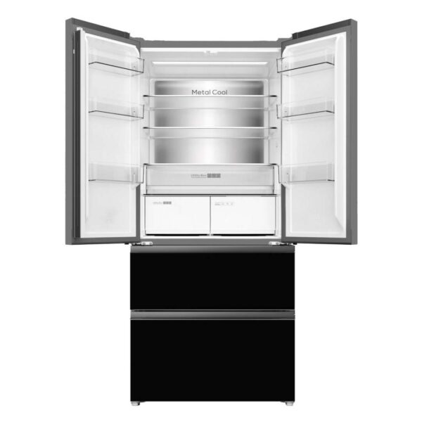 Nevera French Door Black Edition de 538L Negra Aiwa