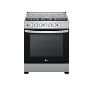 Cocina a Gas Puerta Cristal Claro Doble Capa de 6 Quemadores LG