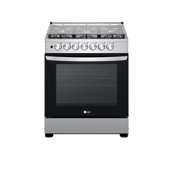 Cocina a Gas Puerta Cristal Claro Doble Capa de 6 Quemadores LG