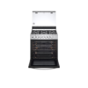 Cocina a Gas Puerta Cristal Claro Doble Capa de 6 Quemadores LG