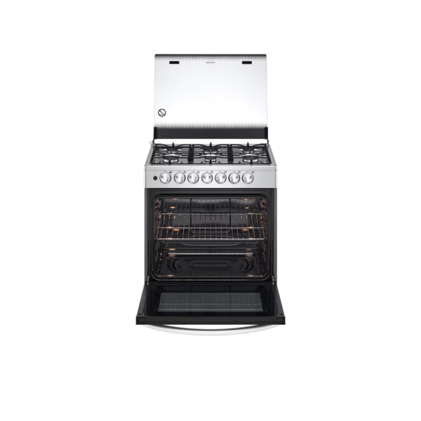 Cocina a Gas Puerta Cristal Claro Doble Capa de 6 Quemadores LG