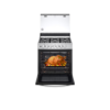 Cocina a Gas Puerta Cristal Claro Doble Capa de 6 Quemadores LG