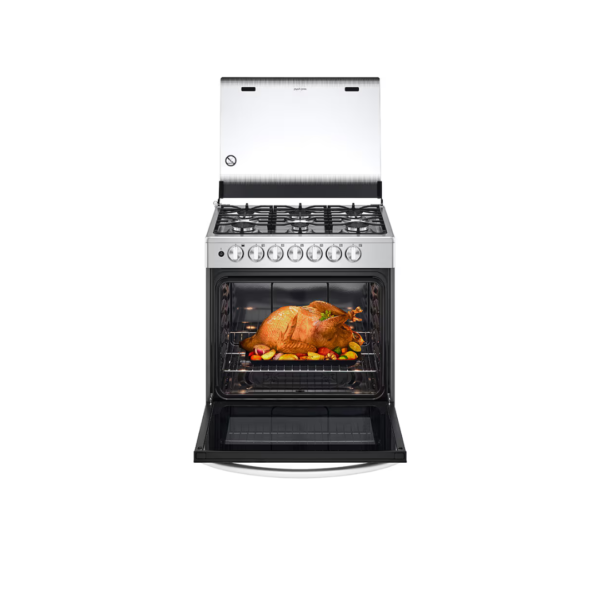 Cocina a Gas Puerta Cristal Claro Doble Capa de 6 Quemadores LG