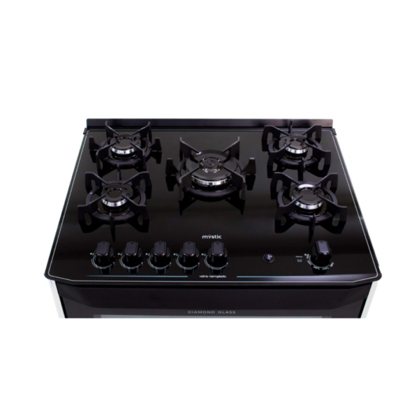 Cocina a Gas de Piso 30" Lujo GasBlock de 5 Quemadores Mystic