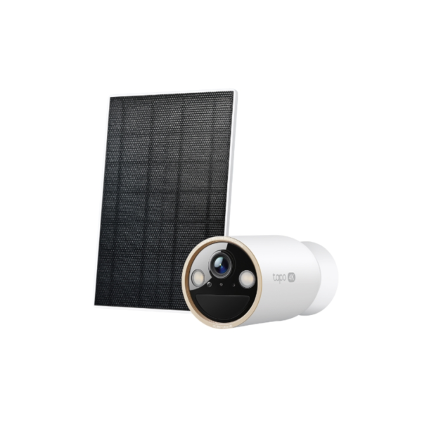 Kit Cámara Seguridad WiFi de 4K + Panel Solar Tplink