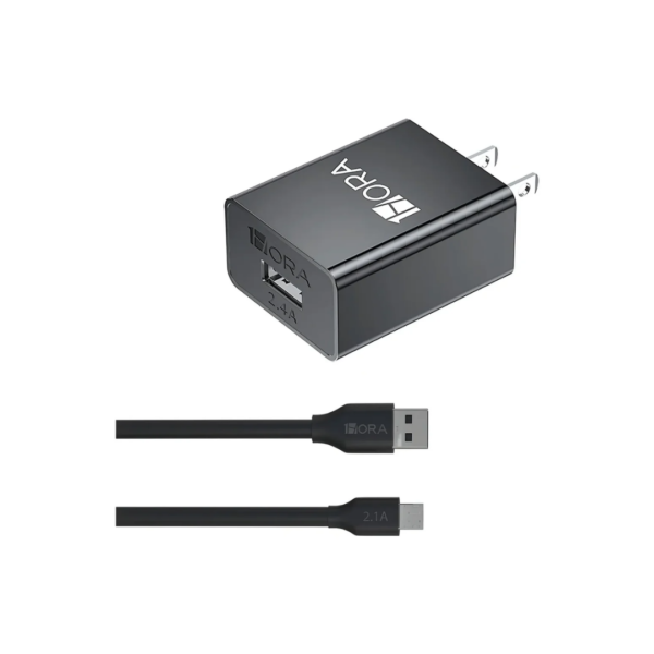 Cargador de 12W Cable USB-A a Micro USB de 1M 1Hora