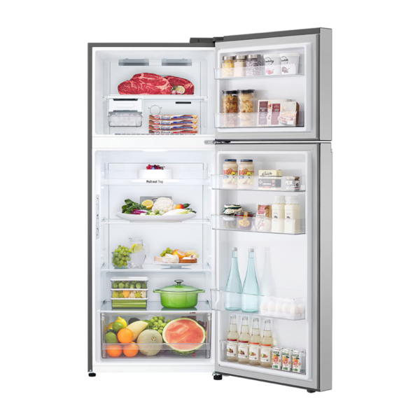 Nevera Top Freezer Silver de 375L LG