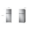 Nevera Top Freezer Silver de 375L LG