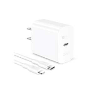 Cargador Rápido 20W de Cable USB-C a Lightning 1M 1Hora