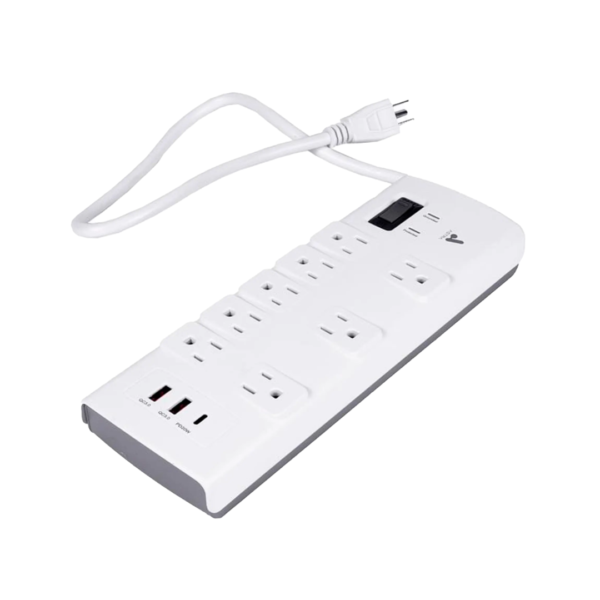 Regleta Protectora de Sobretensiones con 8 Salidas Astra