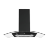 Campana Extractora de Isla 90cm Negra PRISMA ISLA TOUCH 90 BLACK Drija