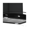 Campana Extractora de Isla 90cm Negra PRISMA ISLA TOUCH 90 BLACK Drija