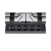 Tope de Cocina a Gas de Acero 76cm LAZIO 76 Drija