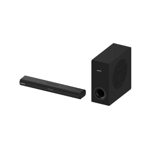 Soundbar 2.1 + Subwoofer Inalámbrico de 80W RMS (800W PMPO) — 15W×2 Barra + 50W Sub Aiwa