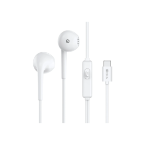 Audífonos con Cable USB-C y Micrófono Blanco 1Hora