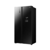 Nevera Side by Side de 541L / 19.1 pies³ Vidrio Negro Hisense