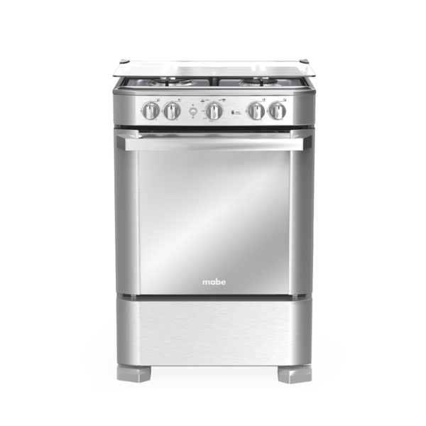 Cocina a Gas de 24" Piso Acero con 4 Quemadores Mabe