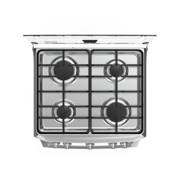 Cocina a Gas de 24" Piso Acero con 4 Quemadores Mabe