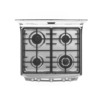 Cocina a Gas de 24" Piso 4 Quemadores Inoxidable Mabe