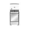 Cocina a Gas de 24" Piso 4 Quemadores Inoxidable Mabe