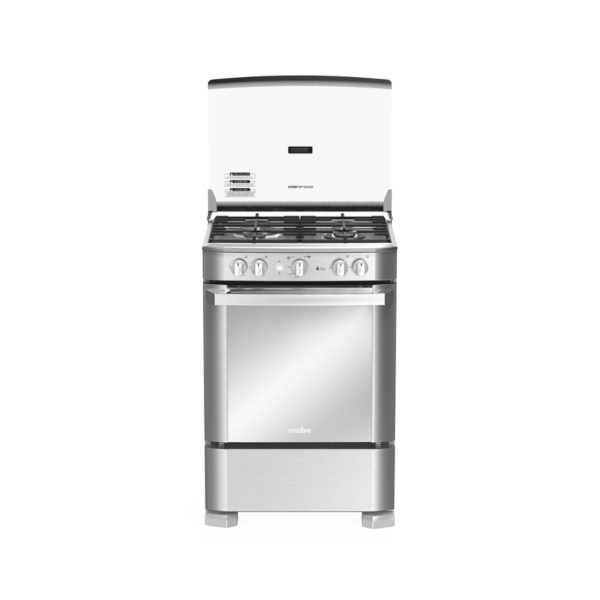 Cocina a Gas de 24" Piso 4 Quemadores Inoxidable Mabe