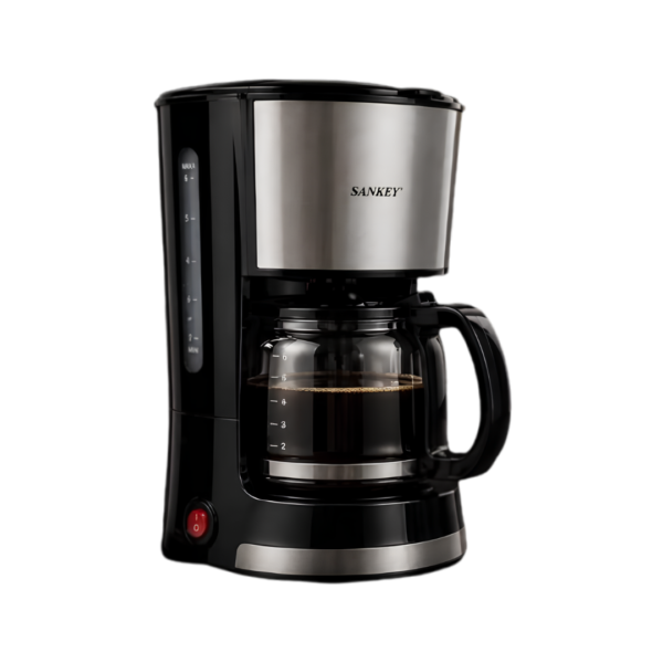 Cafetera de 6 Tazas con Filtro Permanente de 600W Sankey