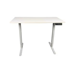 Mesa de Oficina Eléctrica con Control de Altura Ajustable Dominion Station Blanca Jemip
