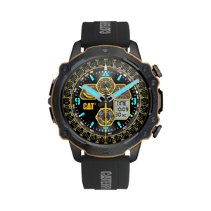 Smartwatch Correa de Silicona Negro y Amarillo CAT