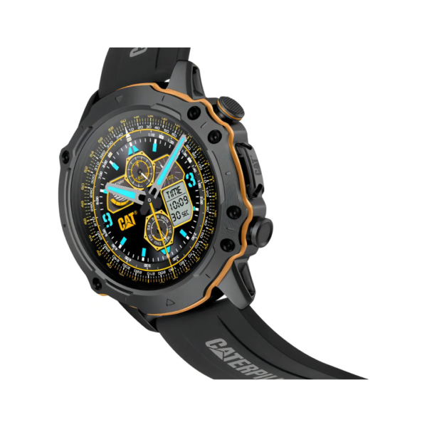 Smartwatch Correa de Silicona Negro y Amarillo CAT