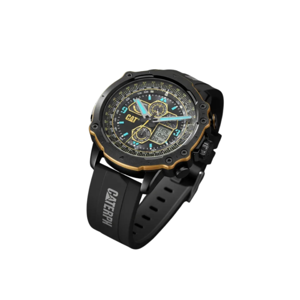 Smartwatch Correa de Silicona Negro y Amarillo CAT