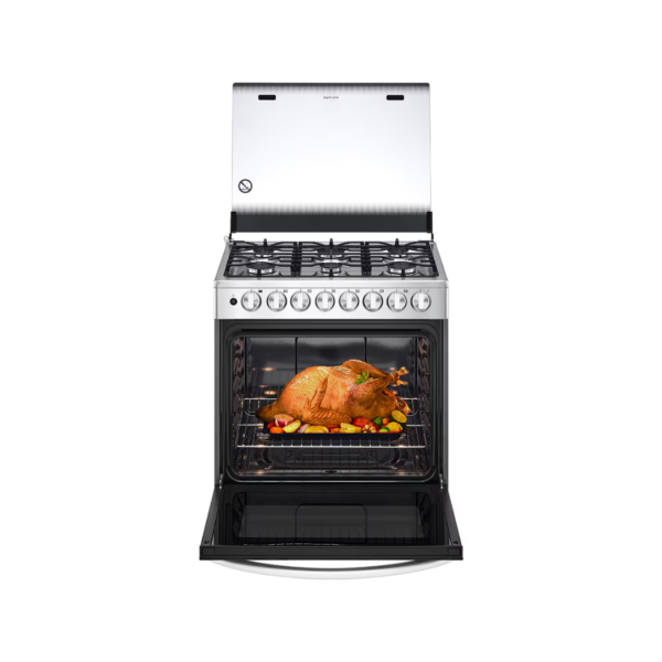 Cocina a Gas Puerta Espejo Doble Capa de 6 Quemadores LG