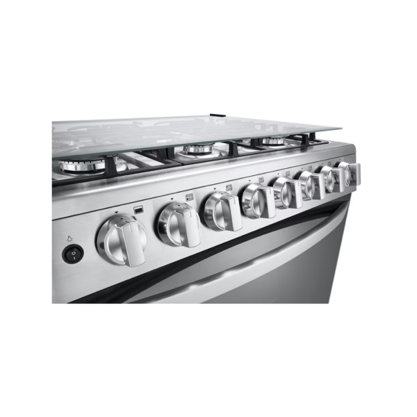 Cocina a Gas Puerta Espejo Doble Capa de 6 Quemadores LG