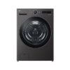 Lavadora Carga Frontal Acero Negro de 23kg LG